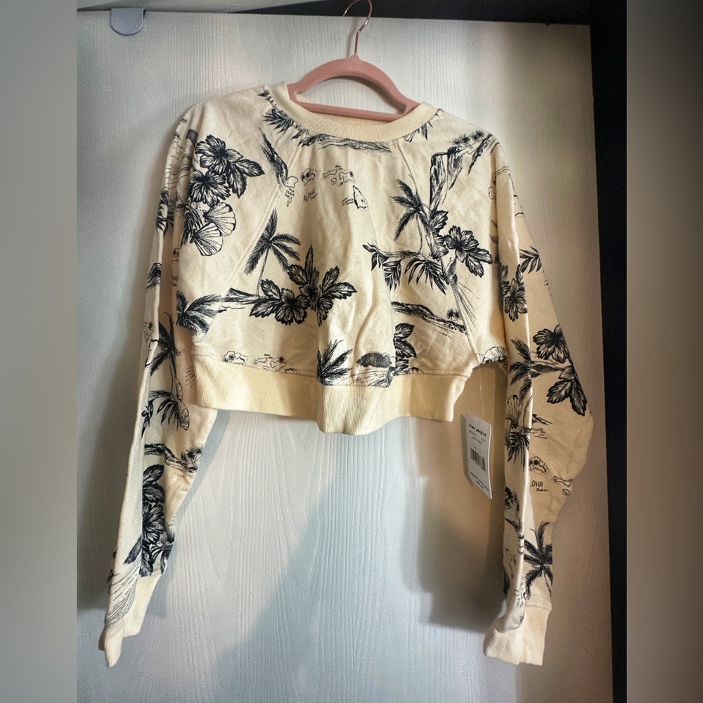 Free people poppy alpha cropped sweatshirt - Picture 4 of 4